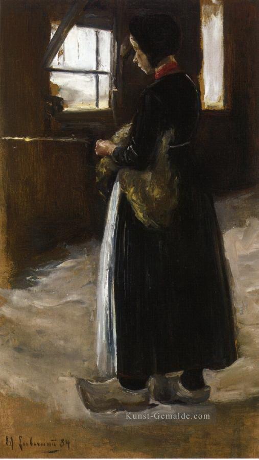 Spinner 1886 Max Liebermann deutscher Impressionismus Ölgemälde